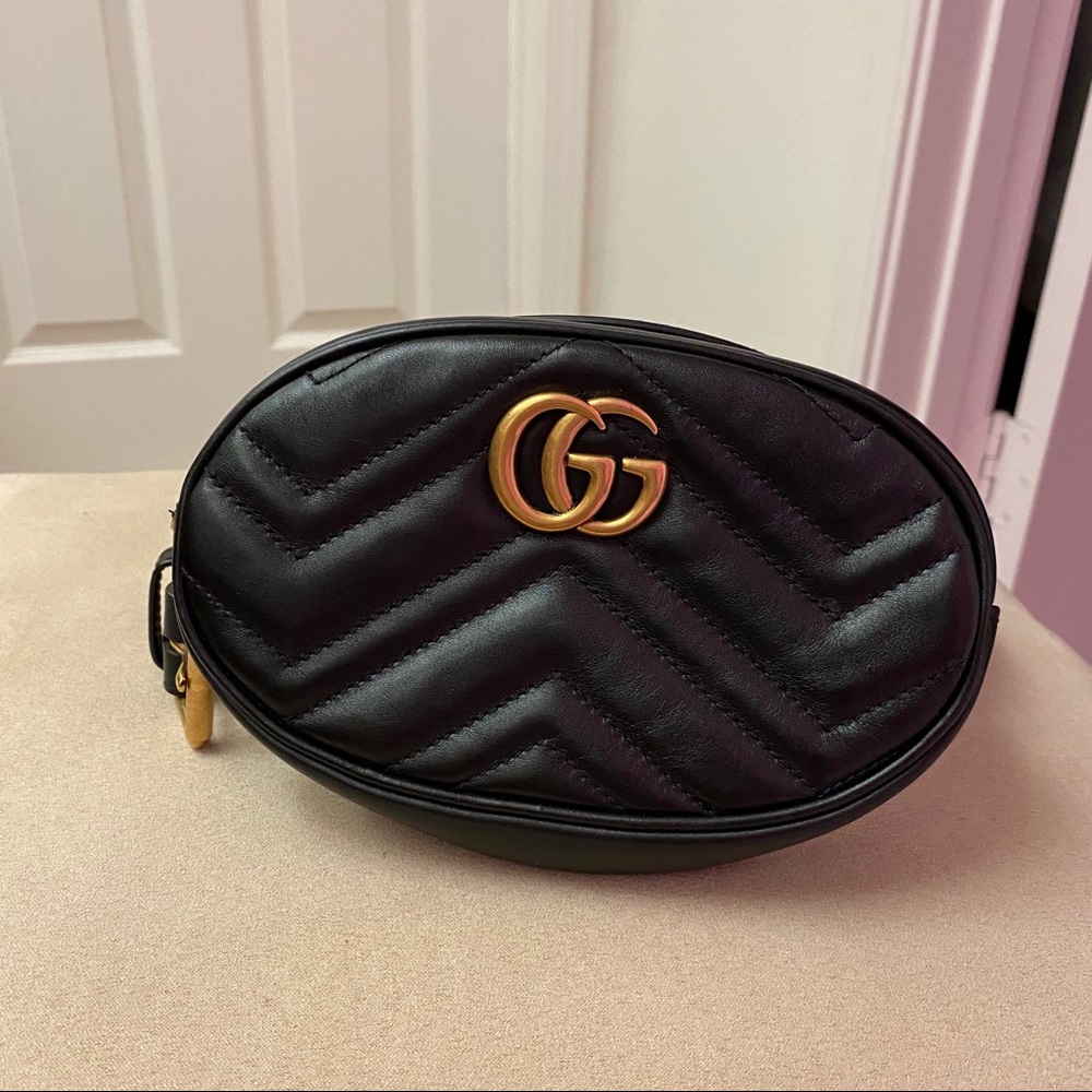 Gucci leather belt bag